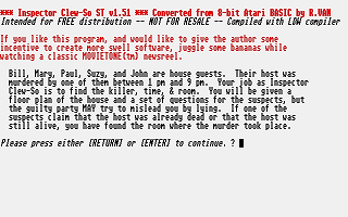 Inspector Clew-So — screenshot 1